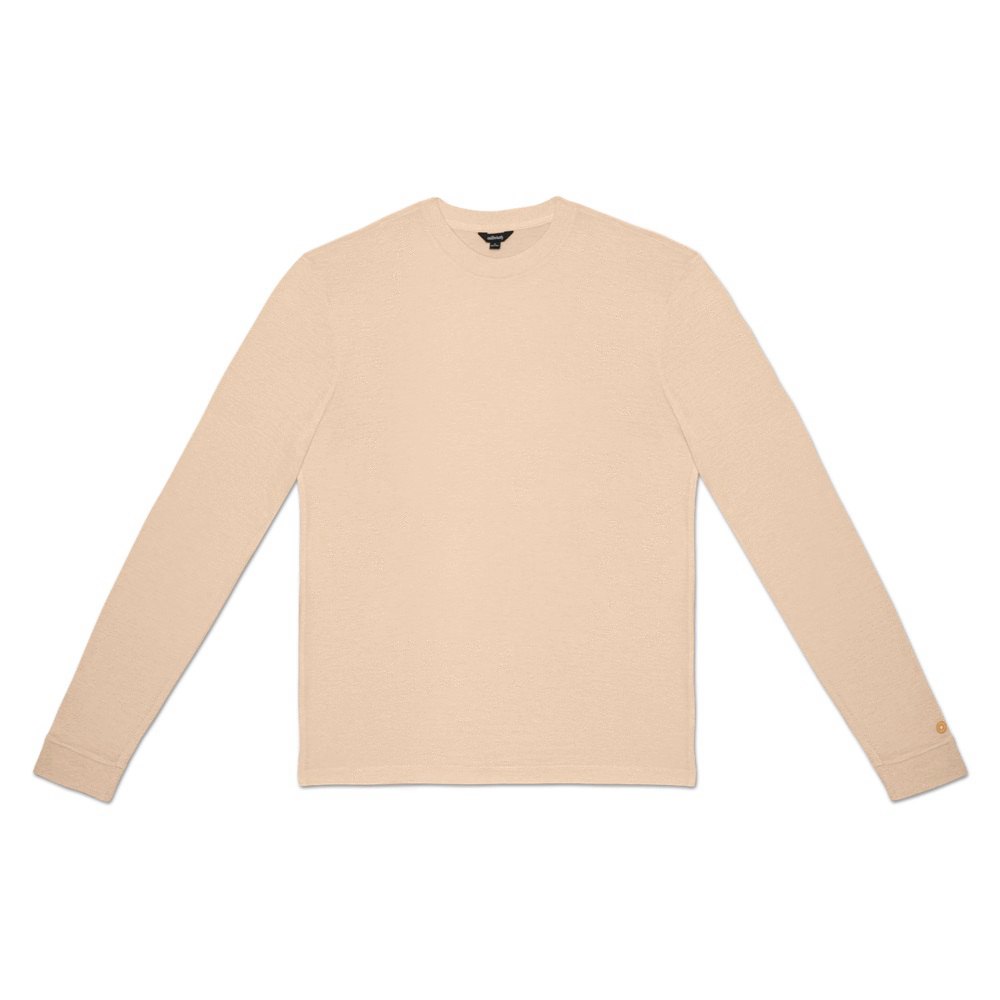 Allbirds Men\'s T-Shirt Beige - TrinoXO™ Long Sleeve - 03746REOQ